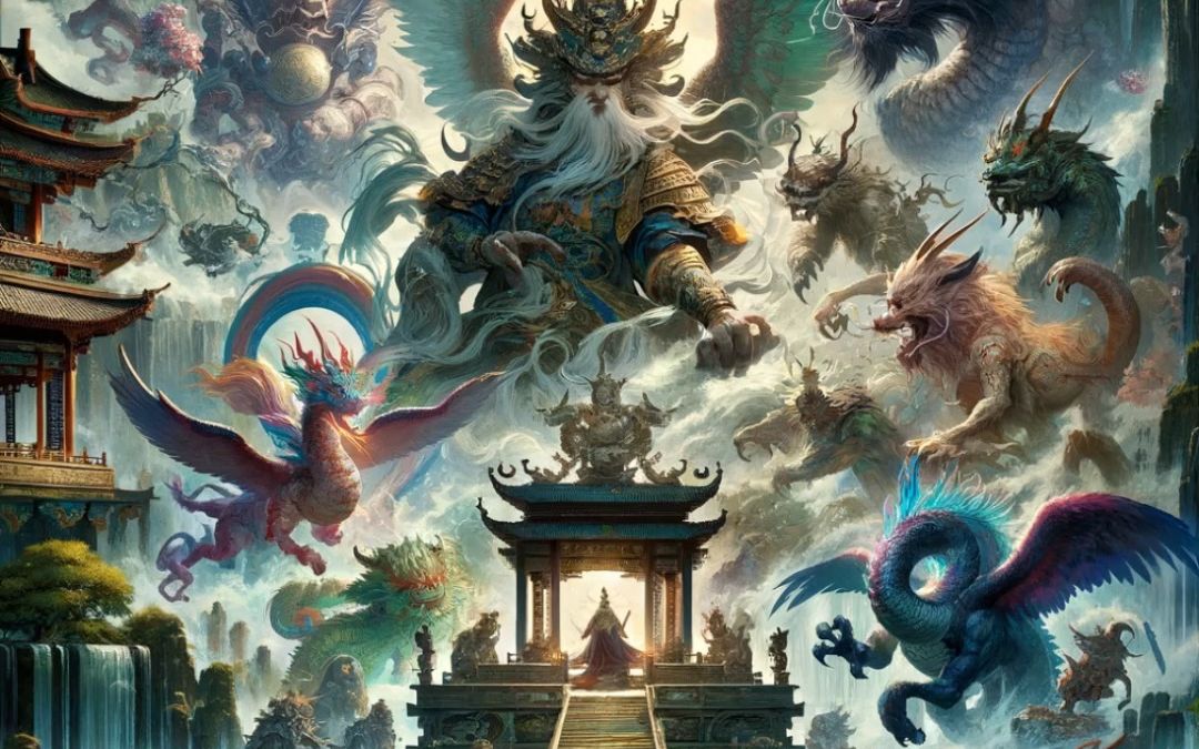 《山海异兽大揭秘:神话中的奇幻生物》