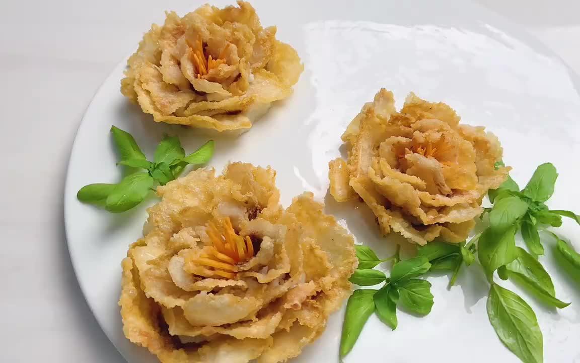 传说中的宫廷名菜牡丹鱼片?到底是花还是鱼