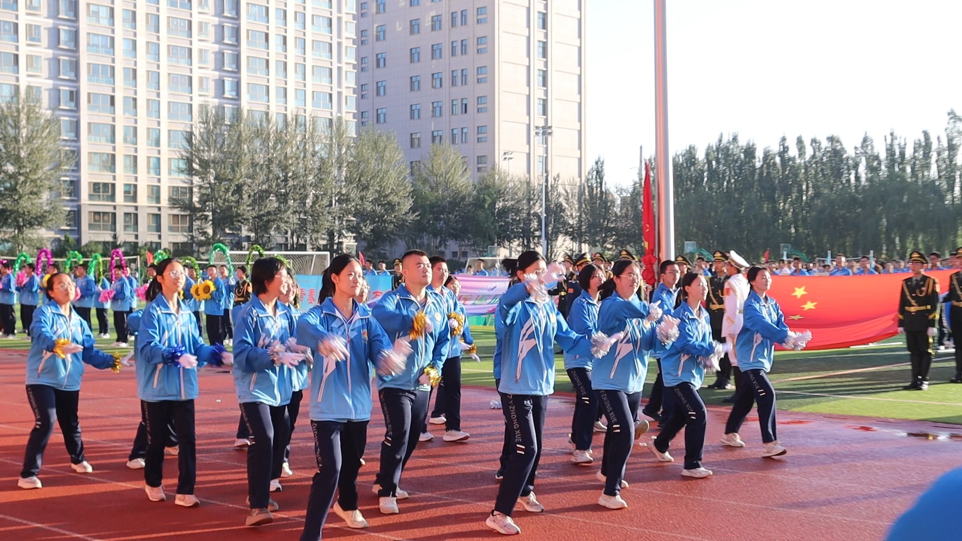 高二22班入场式#运动会开幕式 #校园中的每一帧 #记录校园生活