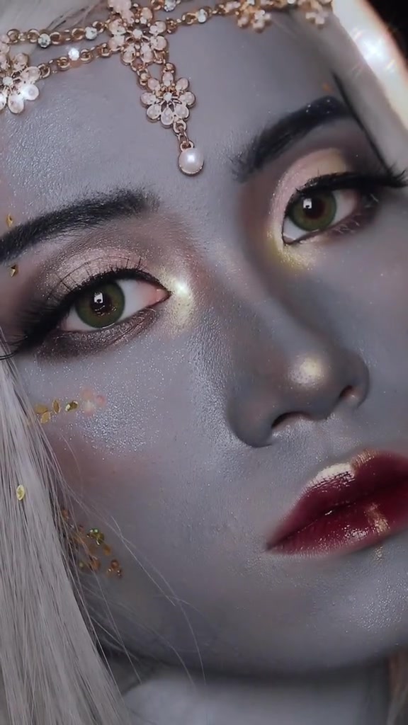 真61冷黑皮makeup 黑皮_哔哩哔哩 (゜-゜)つロ 干杯~-bilibili