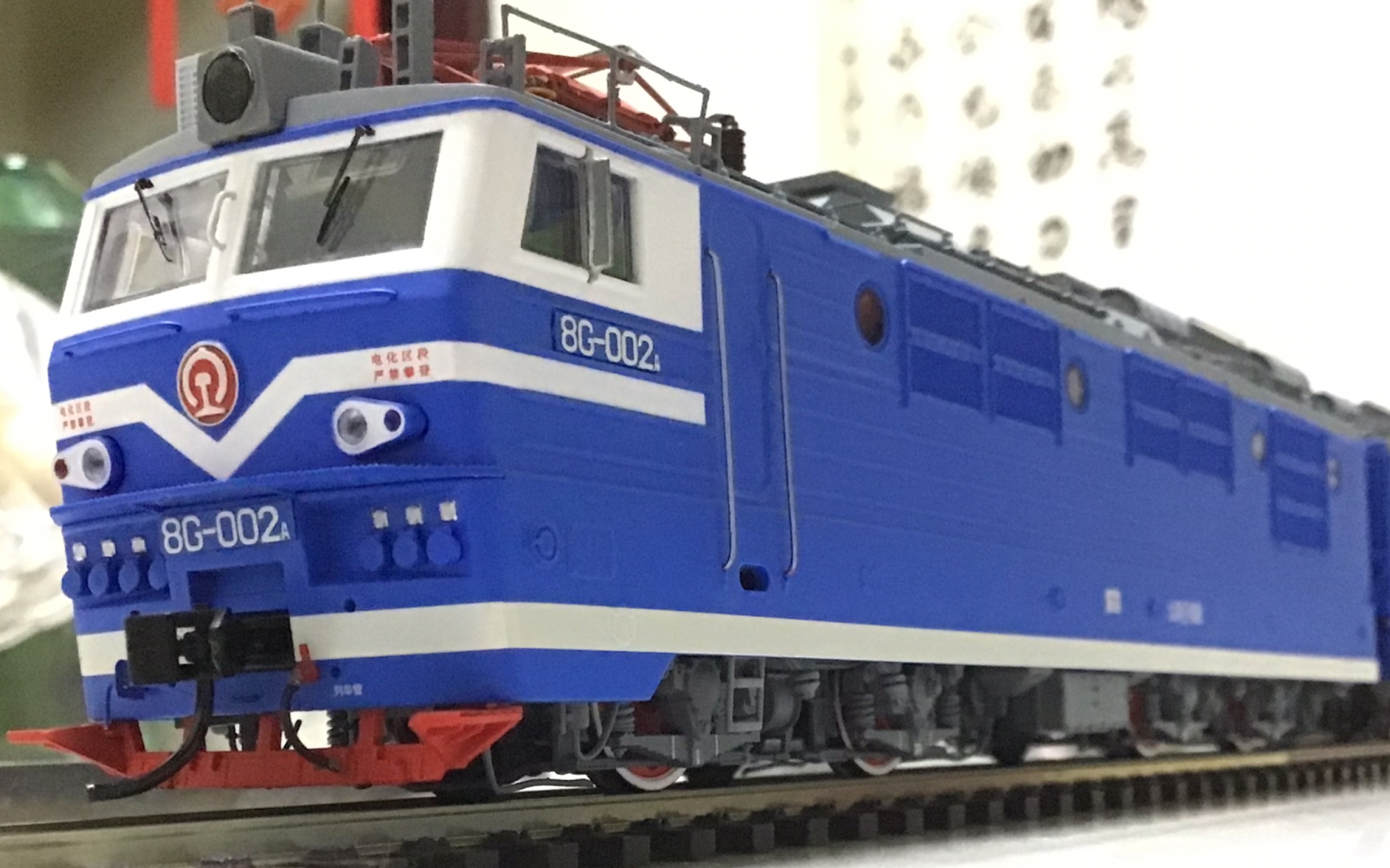8g型电力机车模型展示