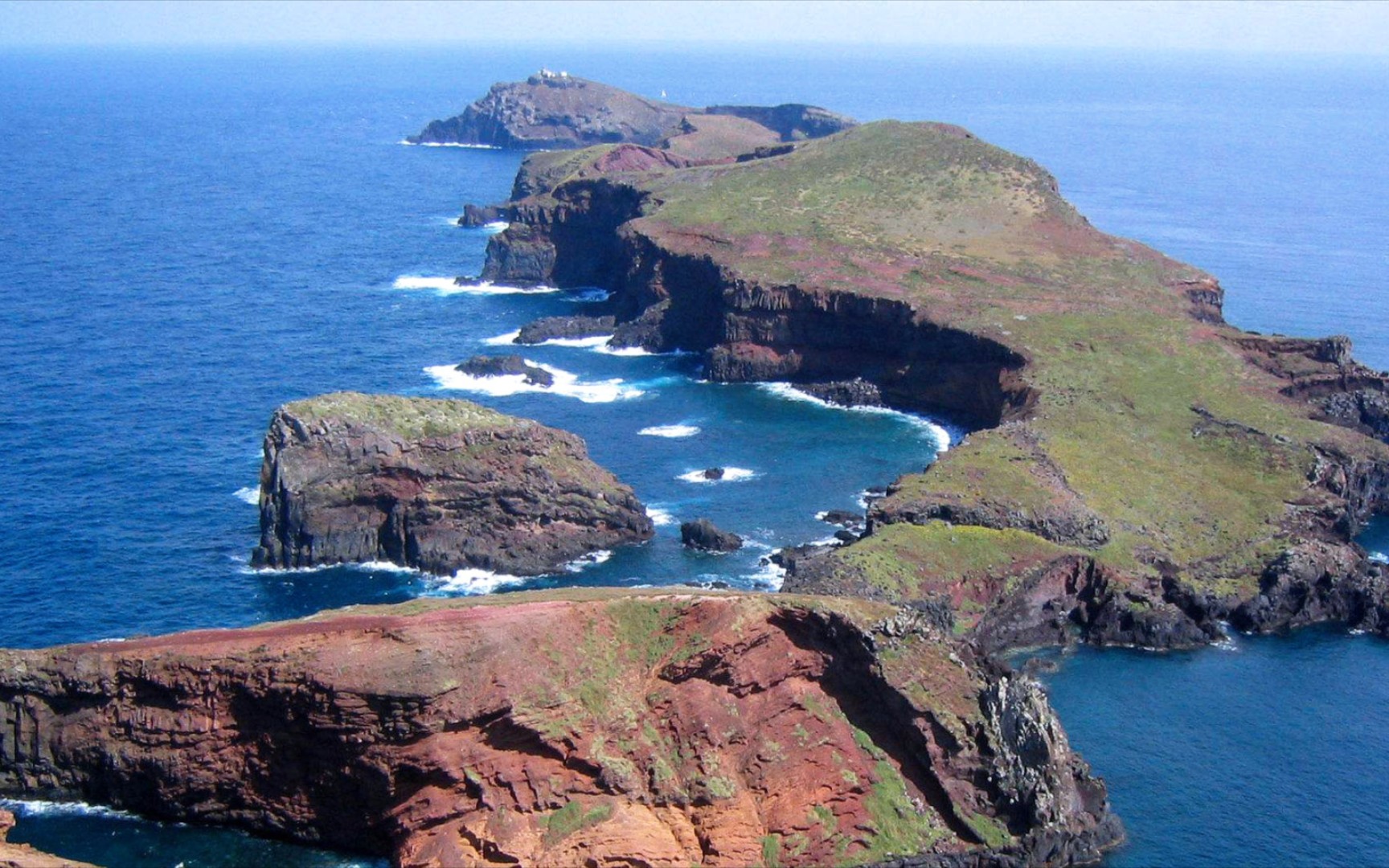 葡萄牙·马德拉群岛的海岸线风光