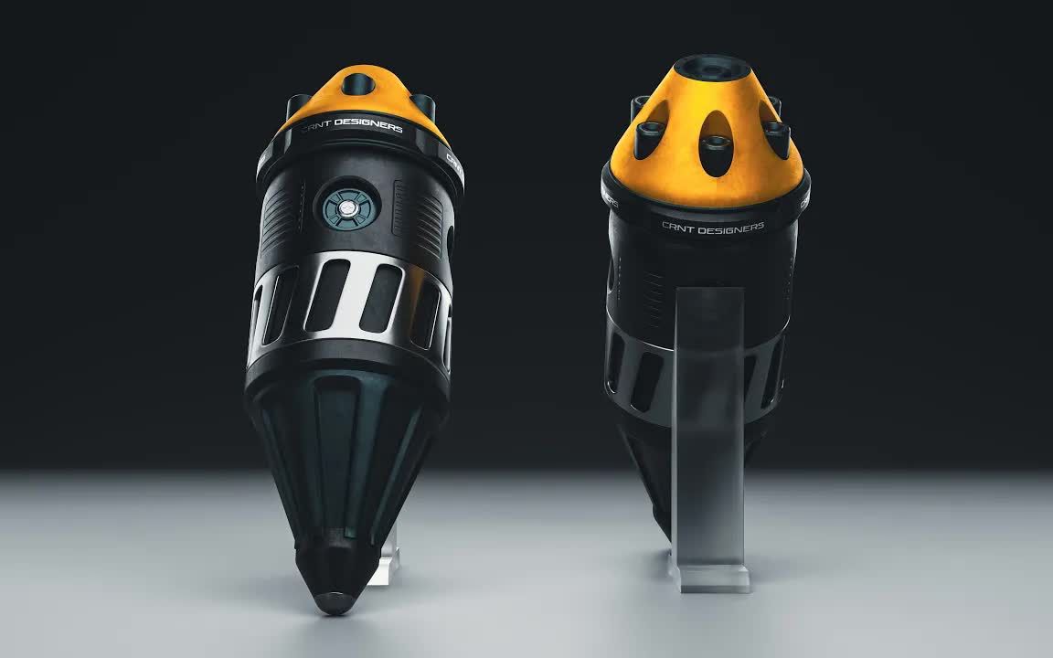 iblender中文版插件 在 blender 中创建科幻导弹_搅拌机游戏中时光