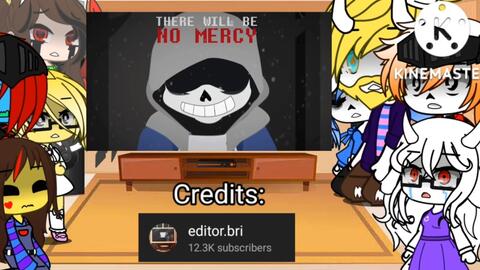 Undertale Reacts to Reaper!Sans Vs Geno!Sans(Gacha Club)_单机游戏