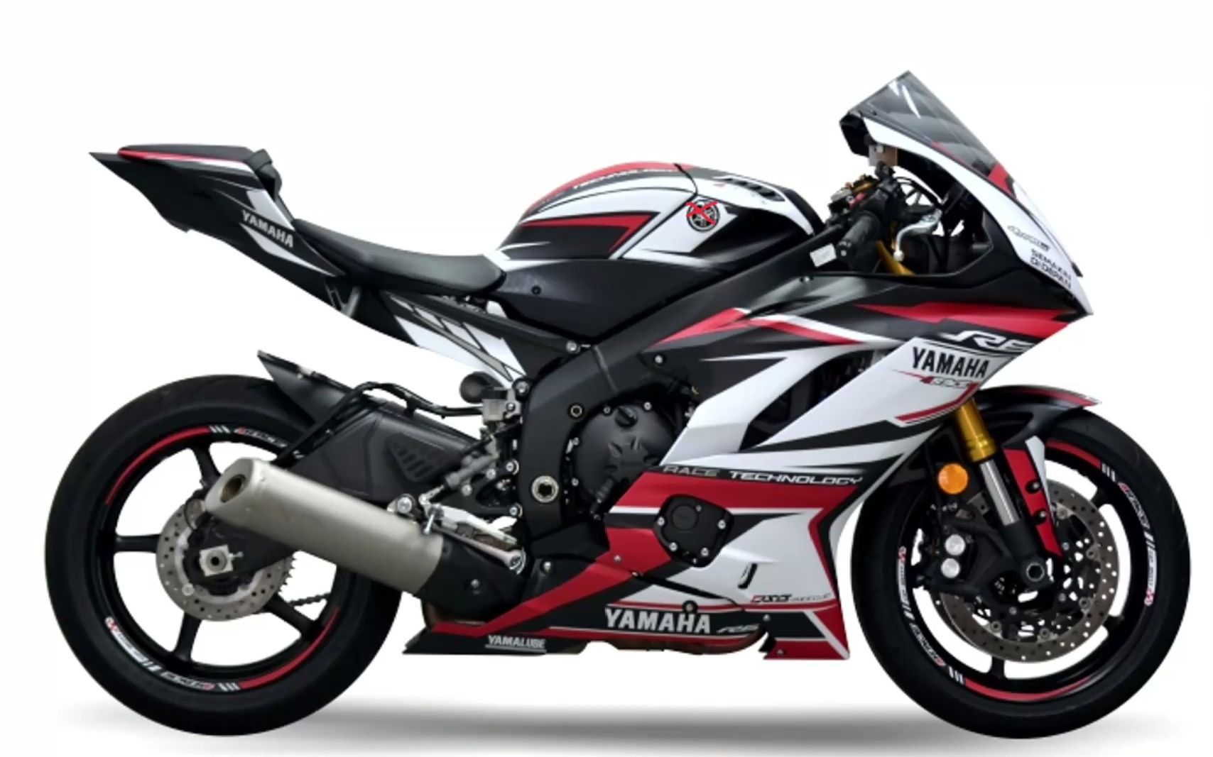 凯特kt机车 版花定制 yamaha雅马哈yzf-r6 2017-2022款 定制版花_哔哩