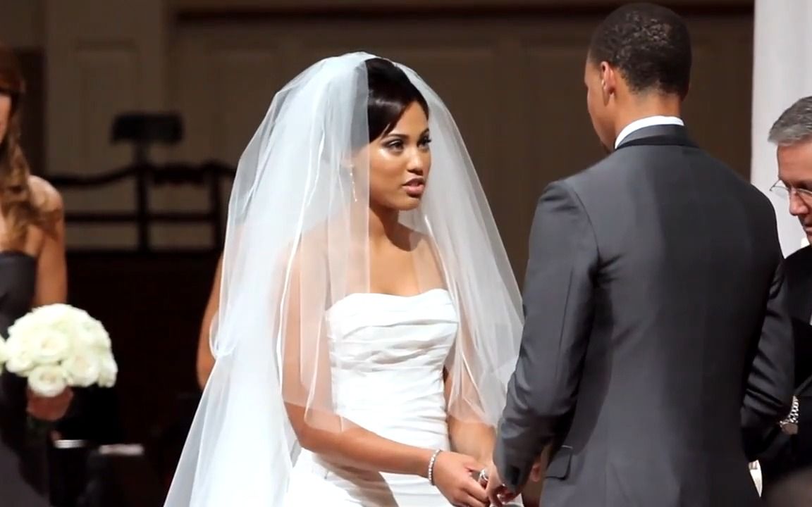 【nba】回顾库里和阿耶莎的结婚典礼!真的是出了名的模范夫妻!