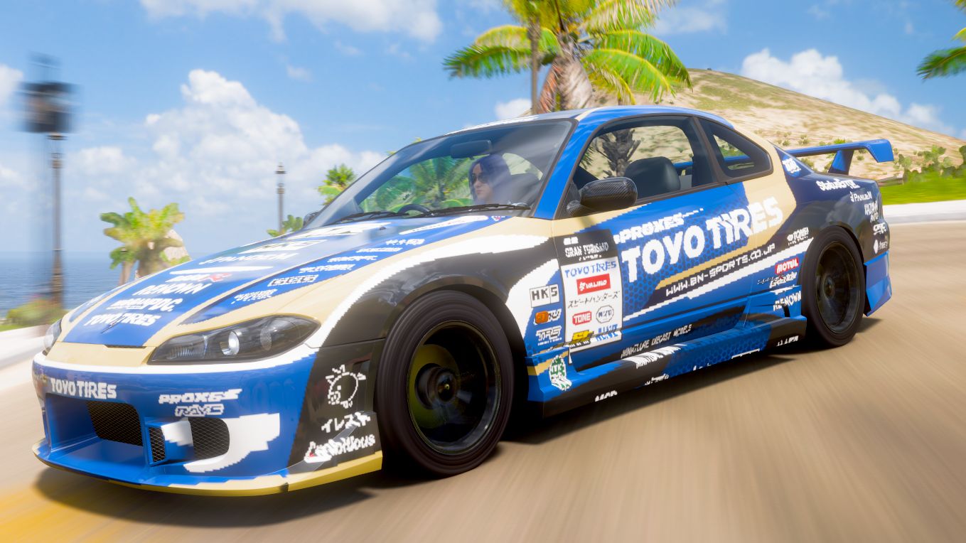 【地平线5】日产silvia s15非祖传尾翼外观向调教推荐