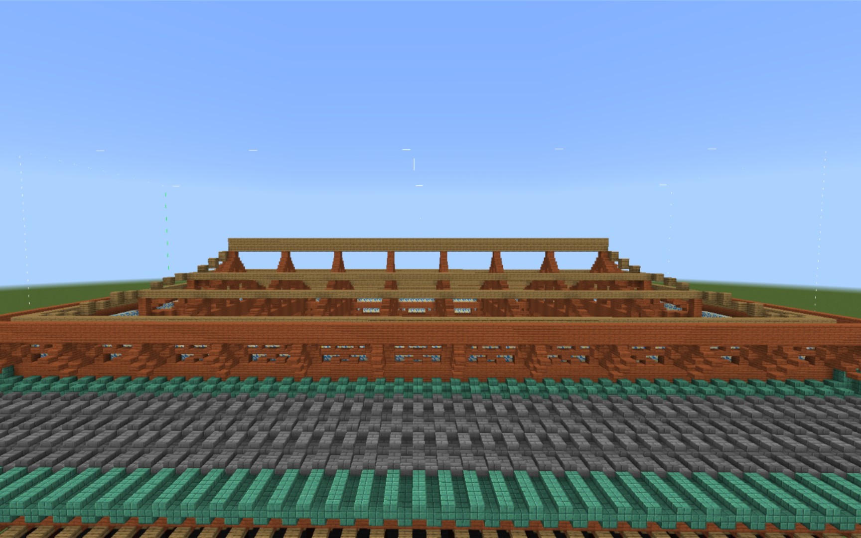 【minecraft】唐风大殿第三期_哔哩哔哩bilibili_教程