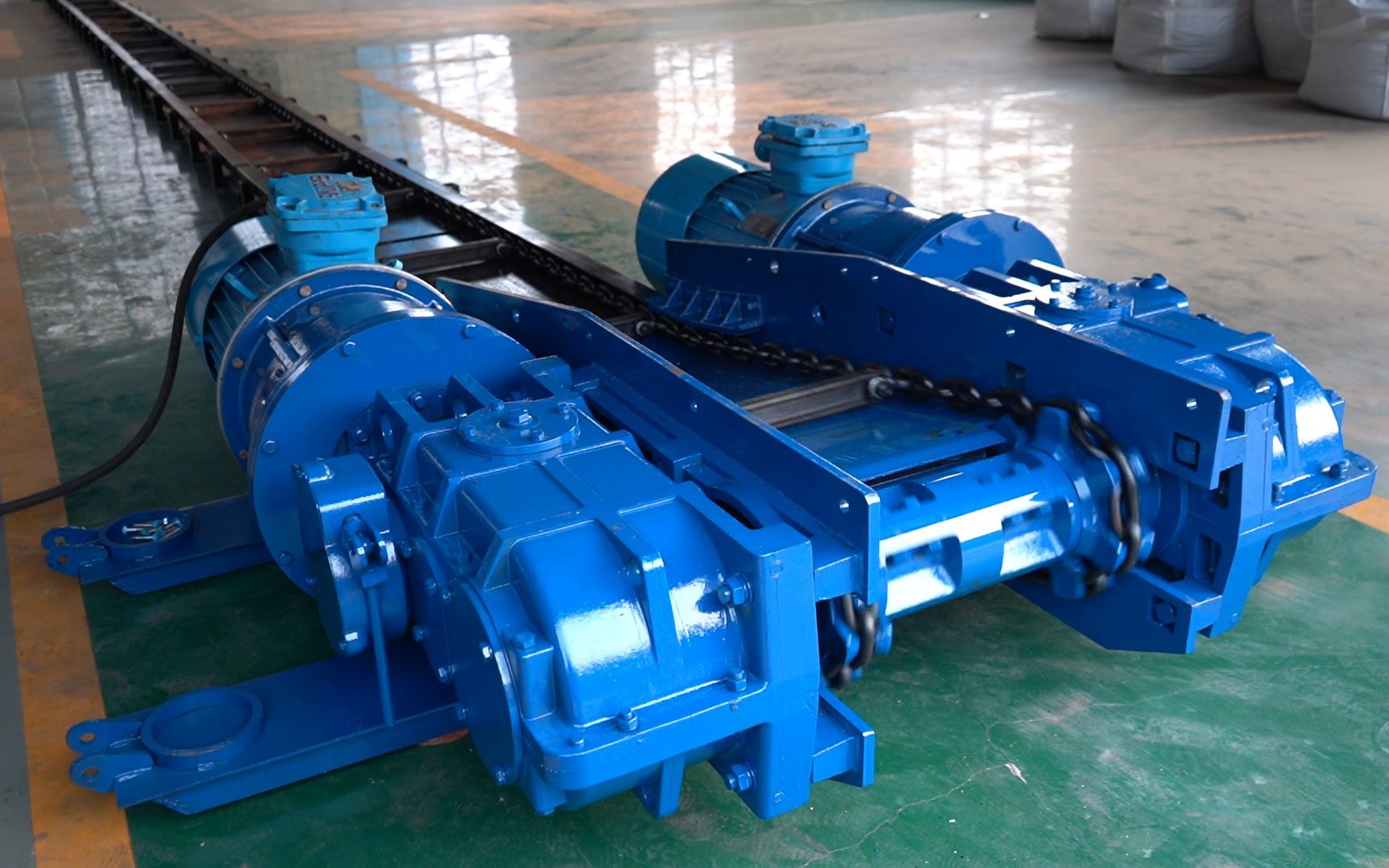 山东 兴晔 40t刮板输送机试机发货