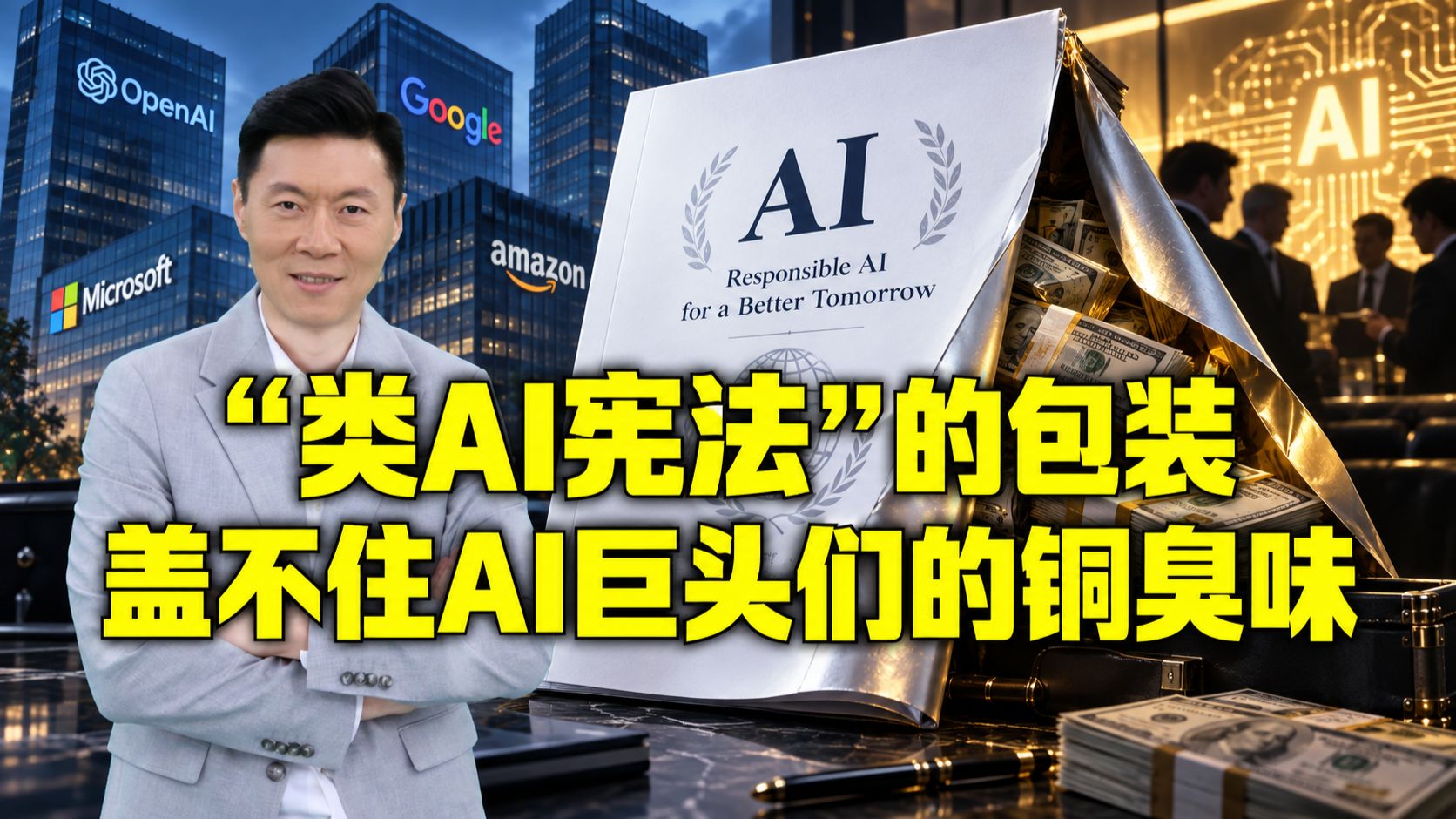“类AI宪法”的包装盖不住，AI巨头们的铜臭味