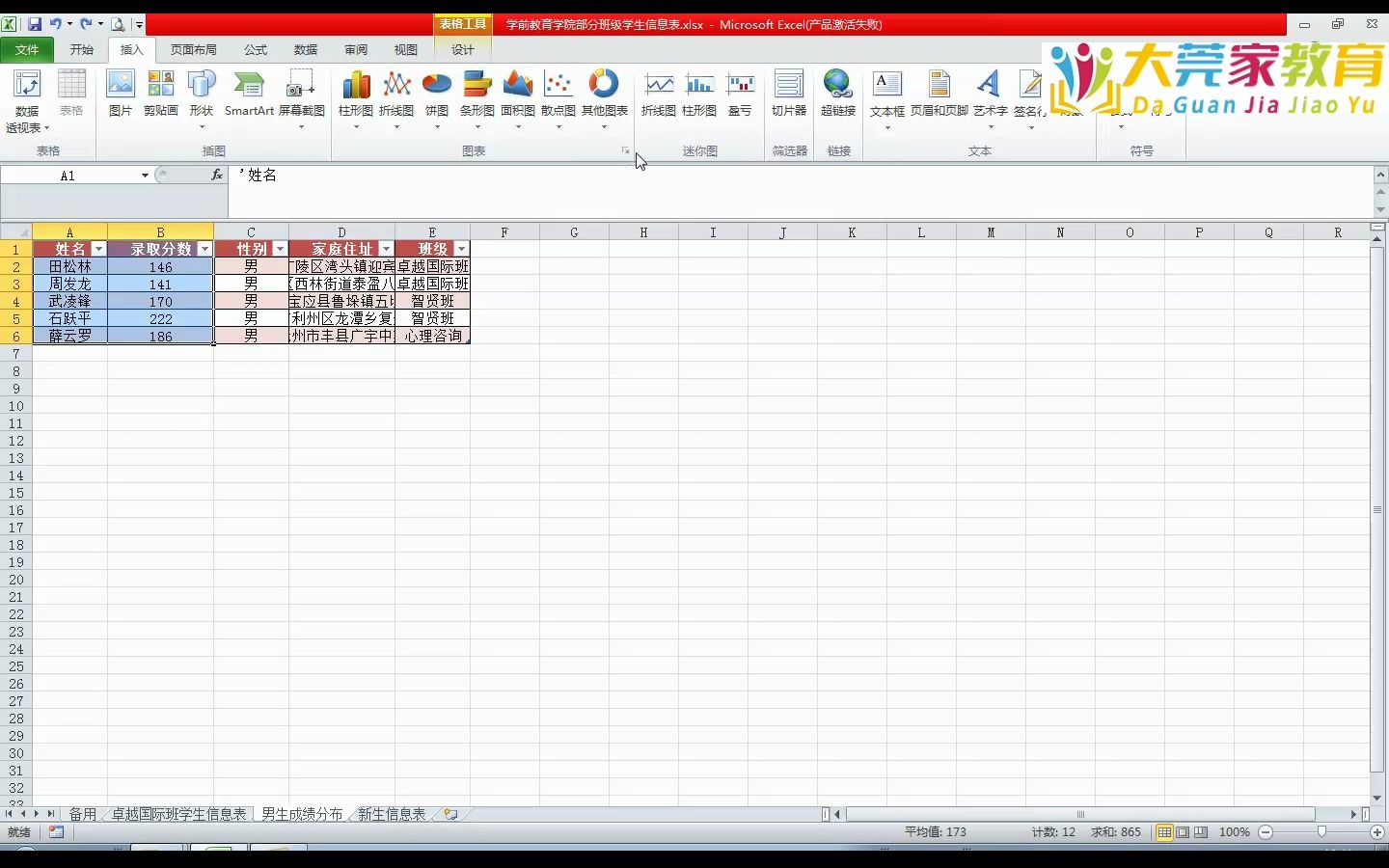 [图]信息处理技术员[3.1.8]--8.制作图表