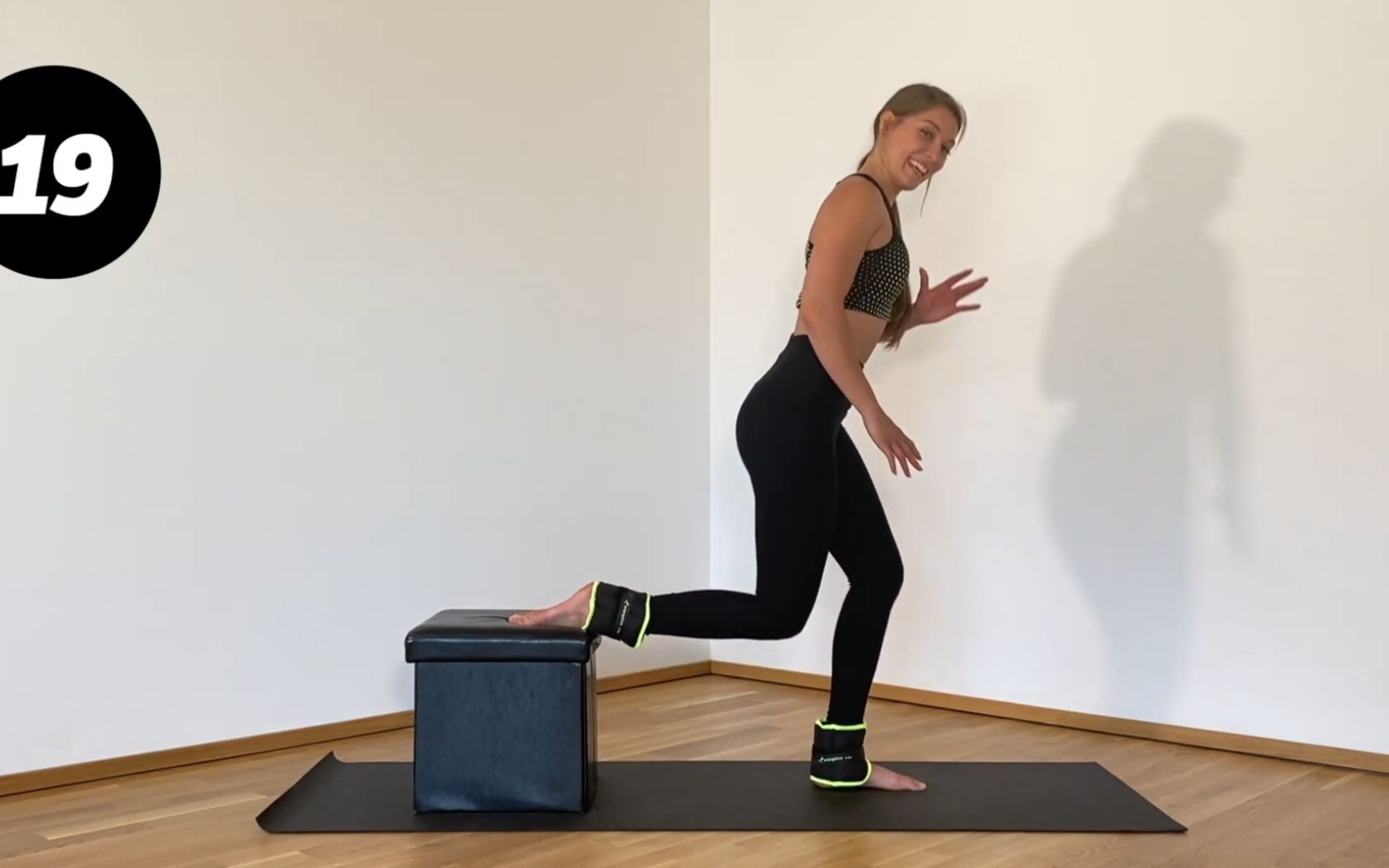 【高清】25分钟臀腿力量训练,提高运动速度和稳定性,瘦腿提臀,不伤膝