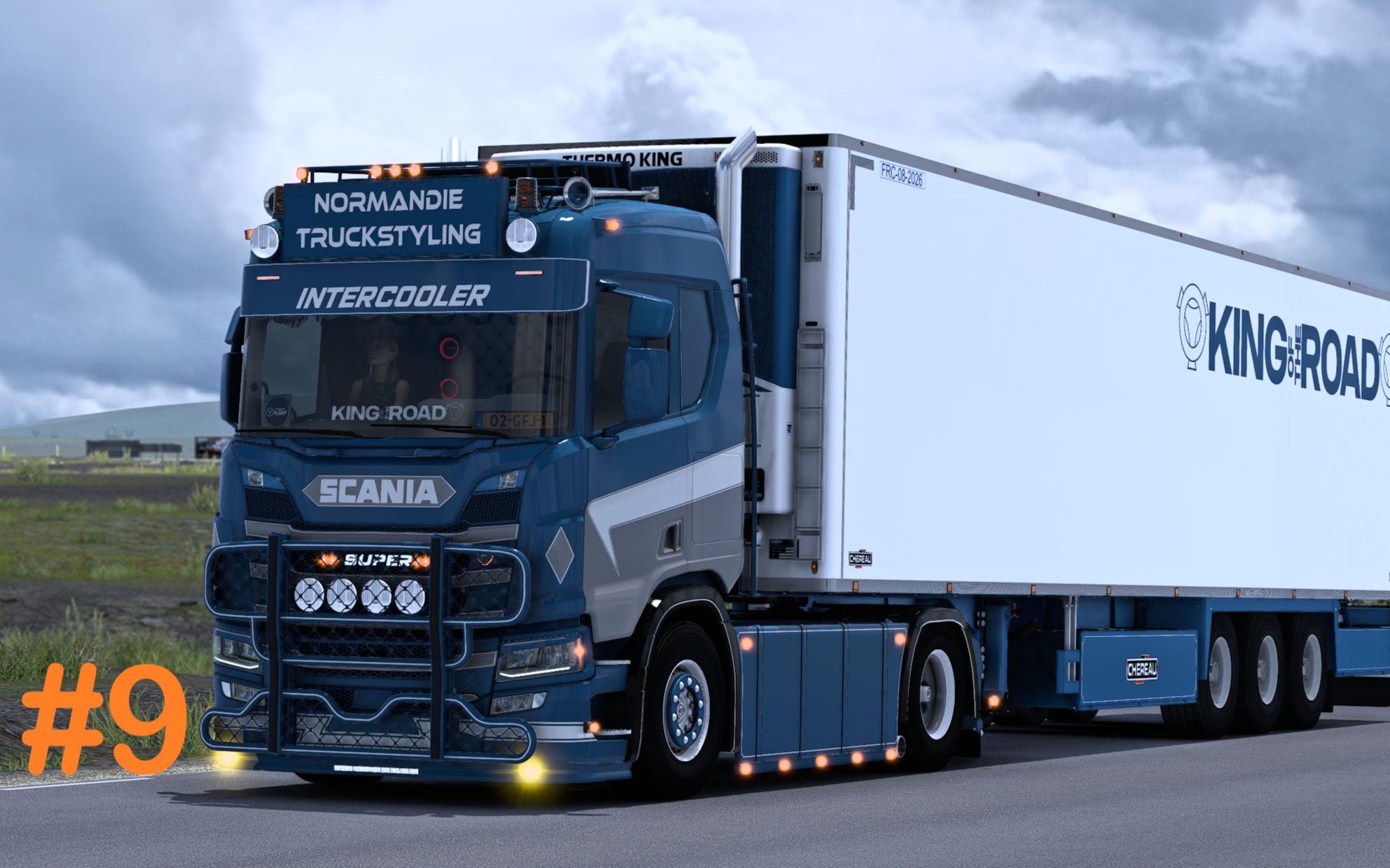 【欧卡2】#8:驾驶荷兰风斯堪尼亚运输鲜鱼前往凯夫拉维克国际机场