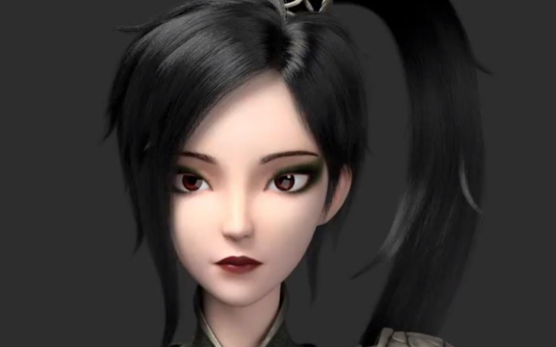 【青蛇】3d动漫人物建模教程