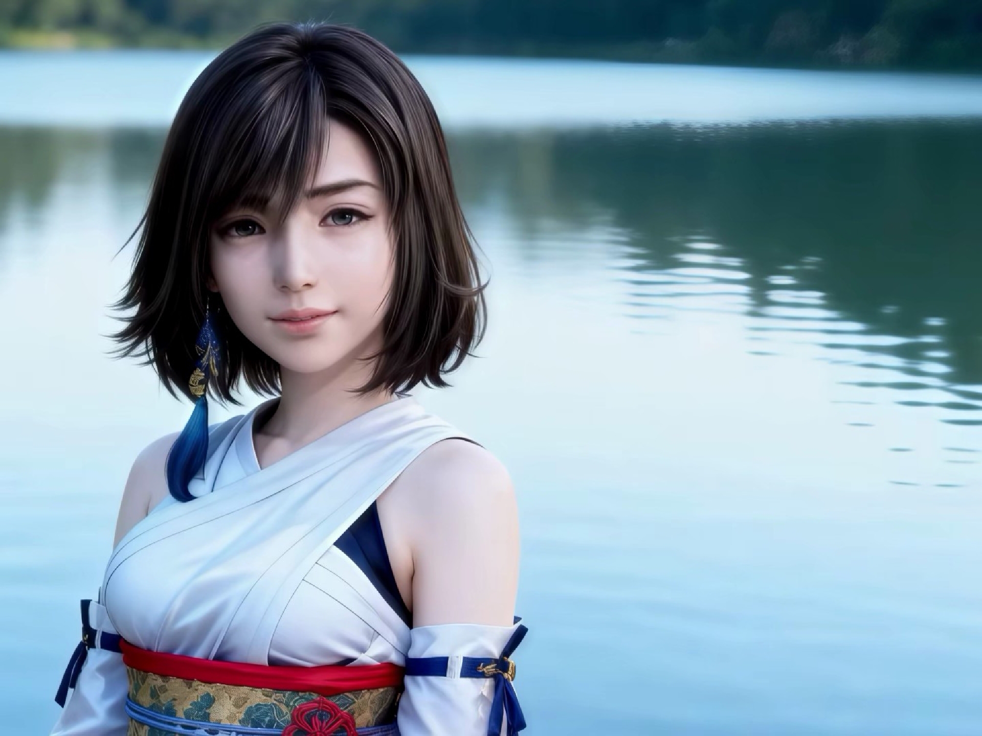 最终幻想x 尤娜 电脑动态壁纸 4k 120hz wallpaper engine