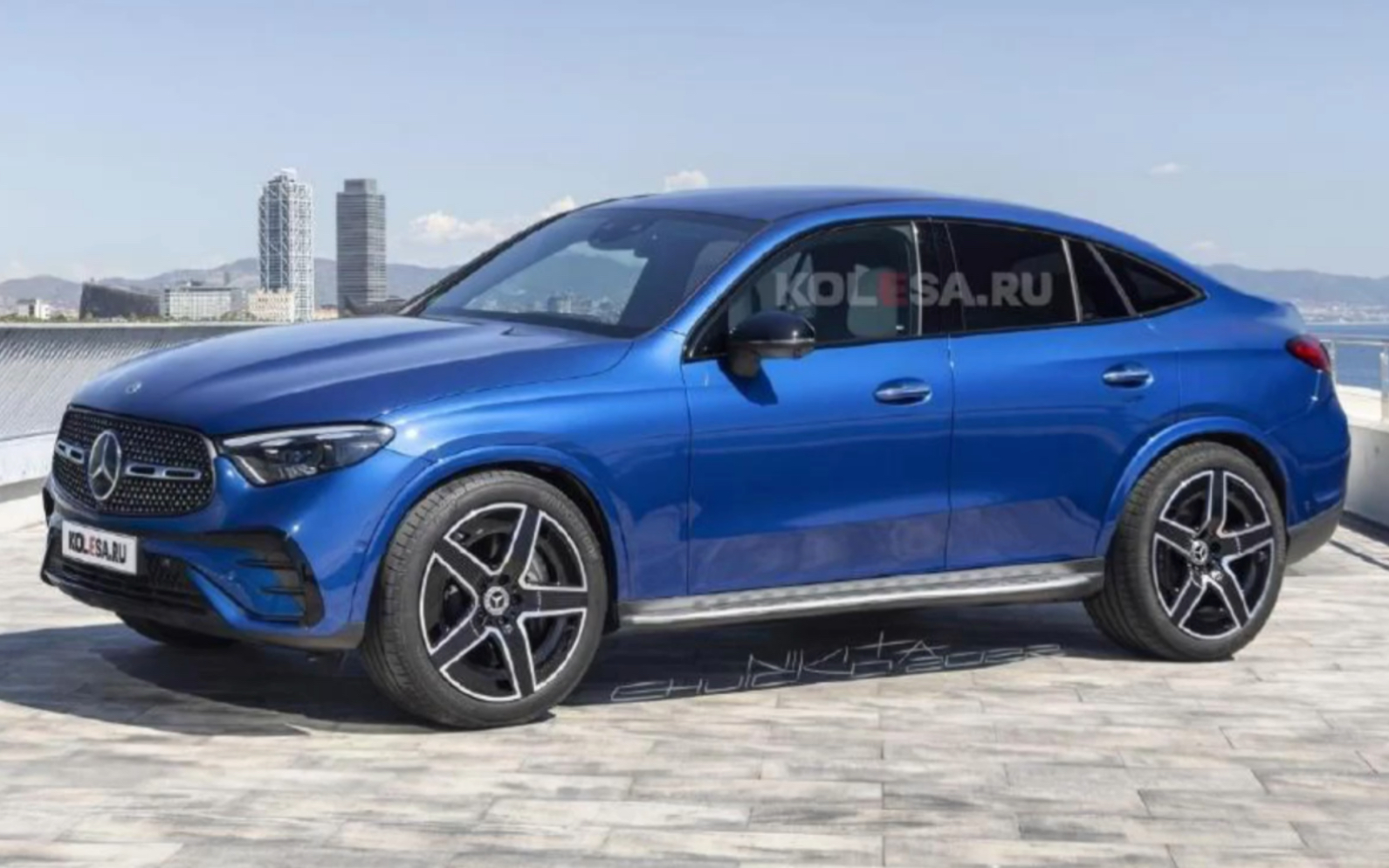 全新奔驰glc轿跑实车图曝光