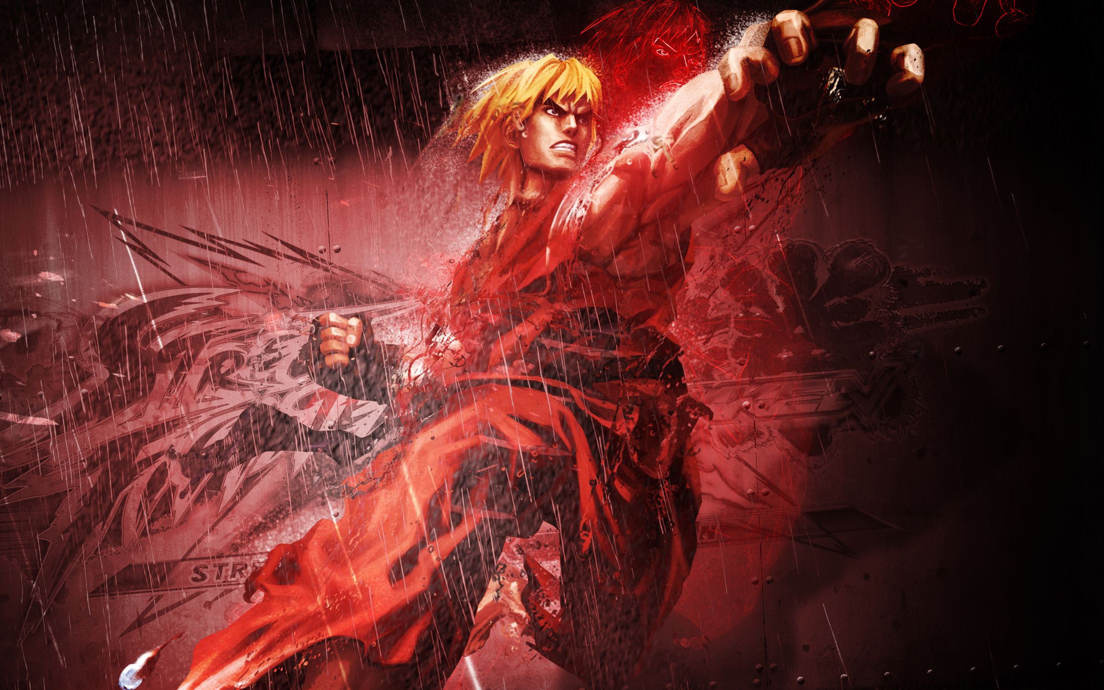 街霸5 ken使第一次打p