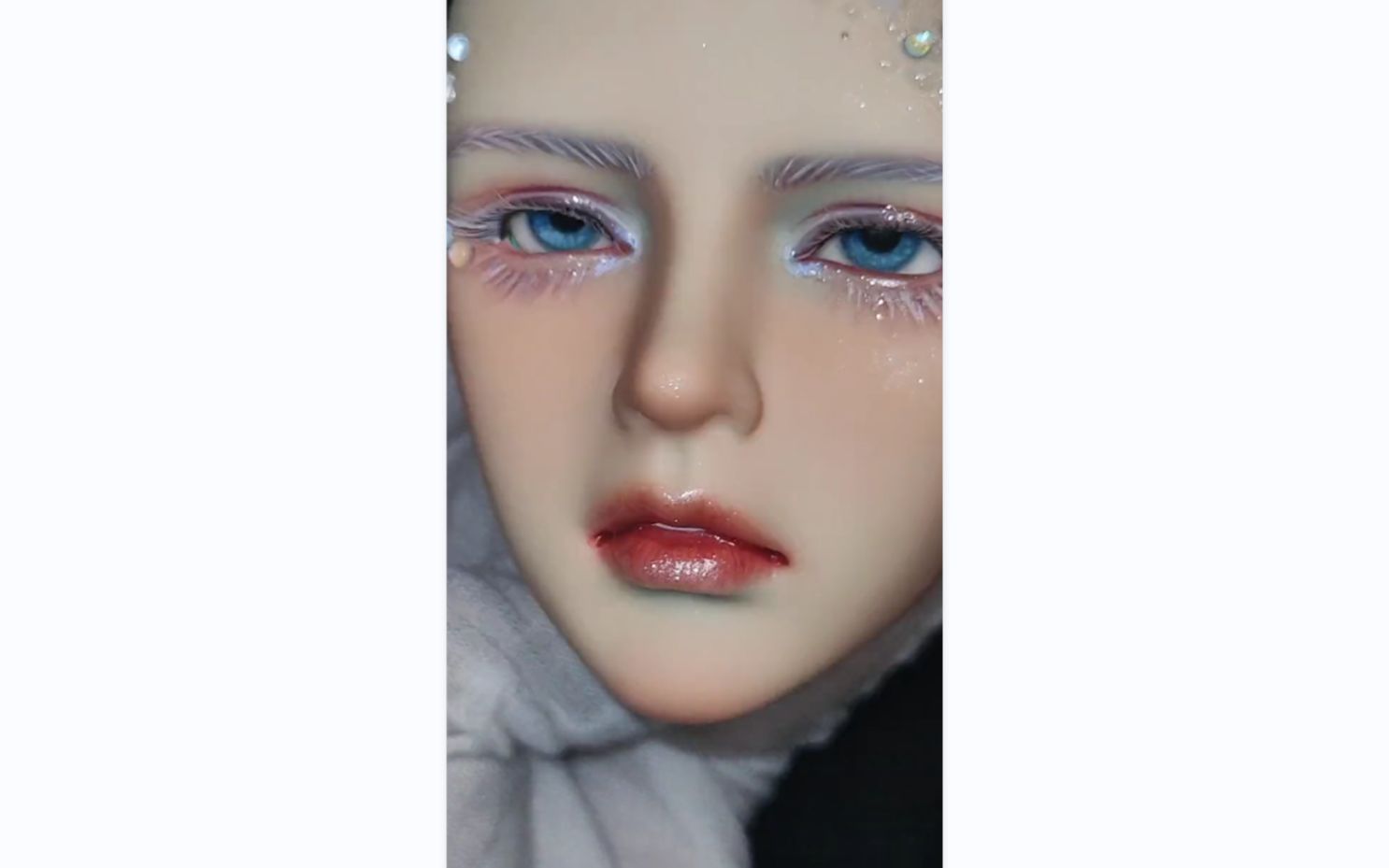 雪精灵的bjd妆面