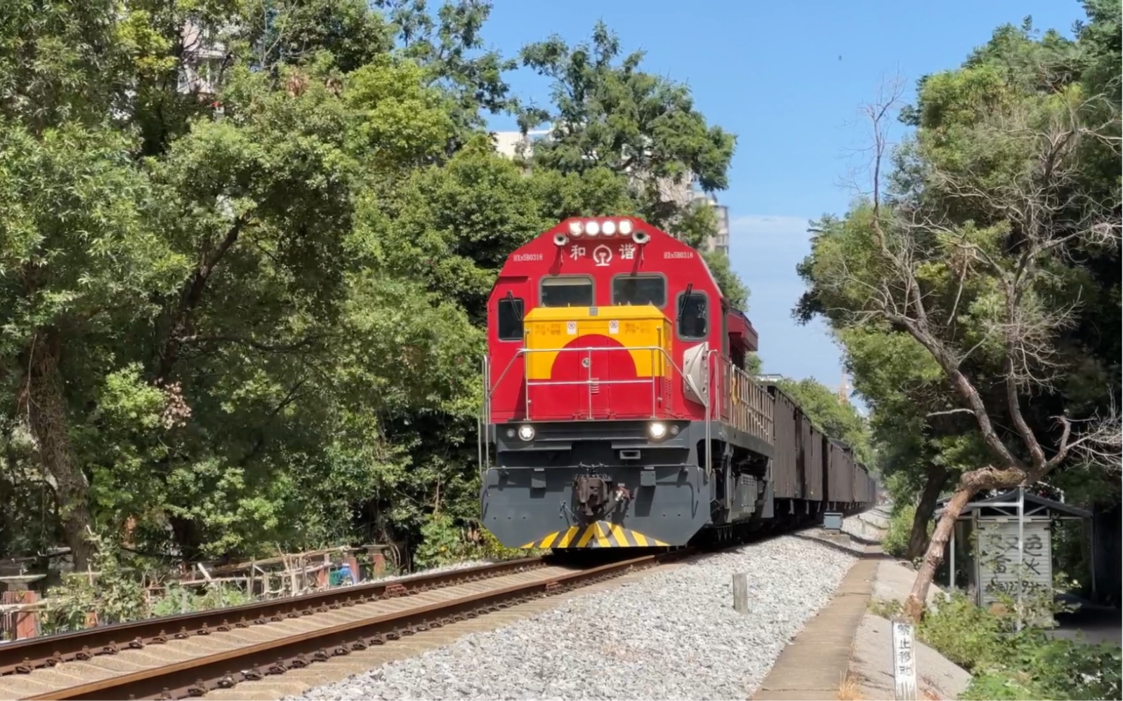 桂海支线上消失的外走廊机车