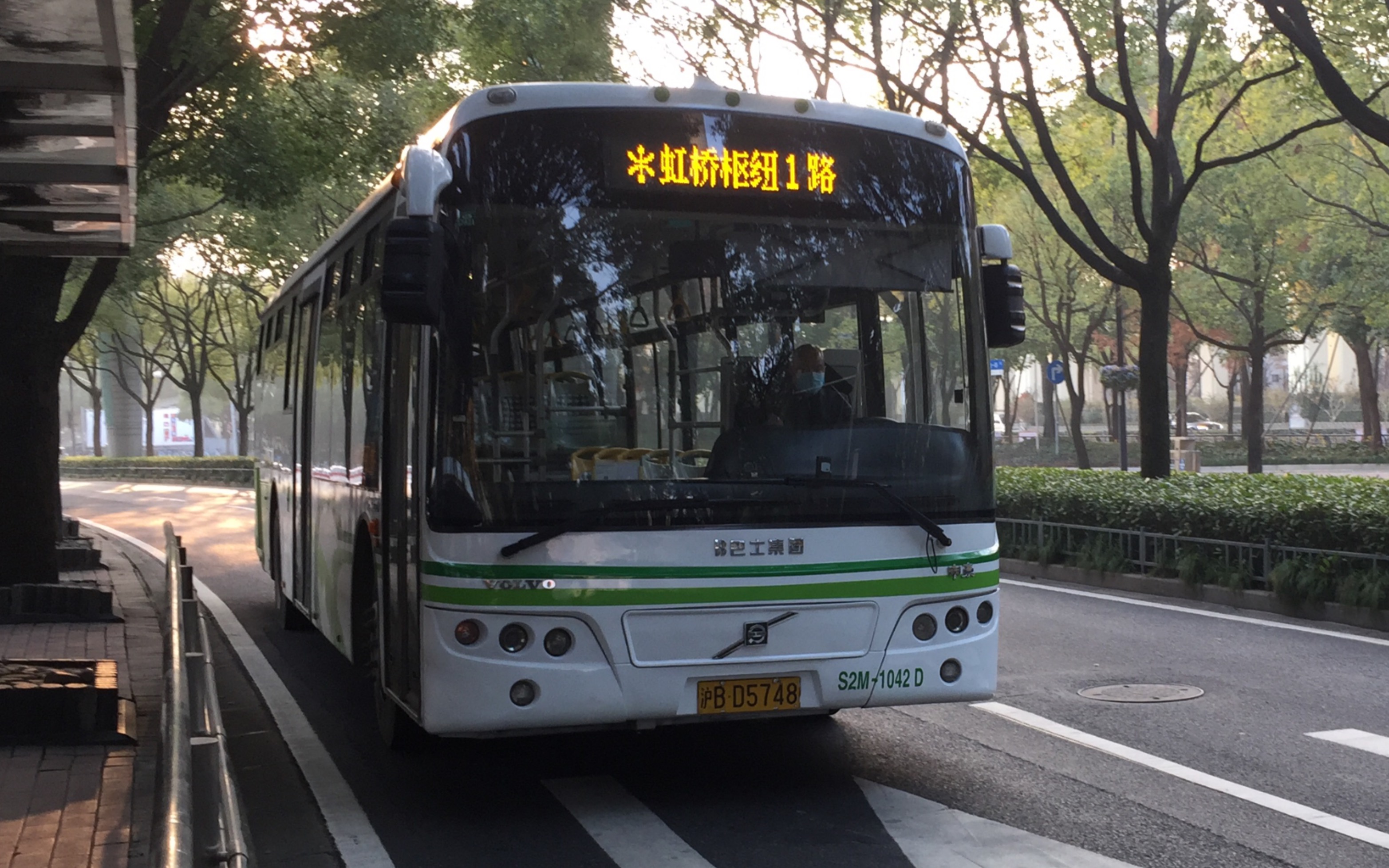 虹橋樞紐1路 s2m 上海南站出站 「白眼圈」