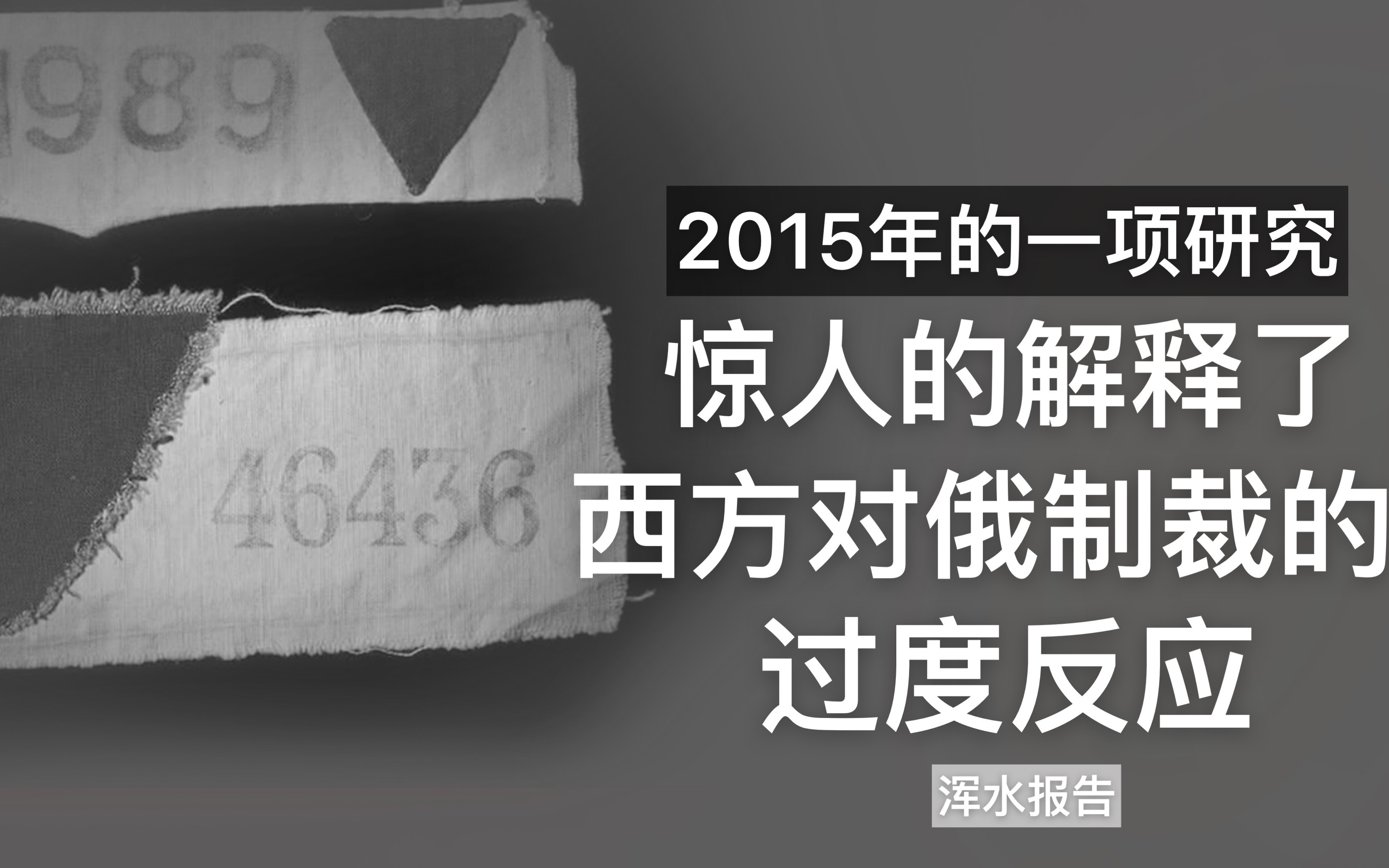 [图]2015年的一项研究惊人的解释了西方对俄制裁的过度反应