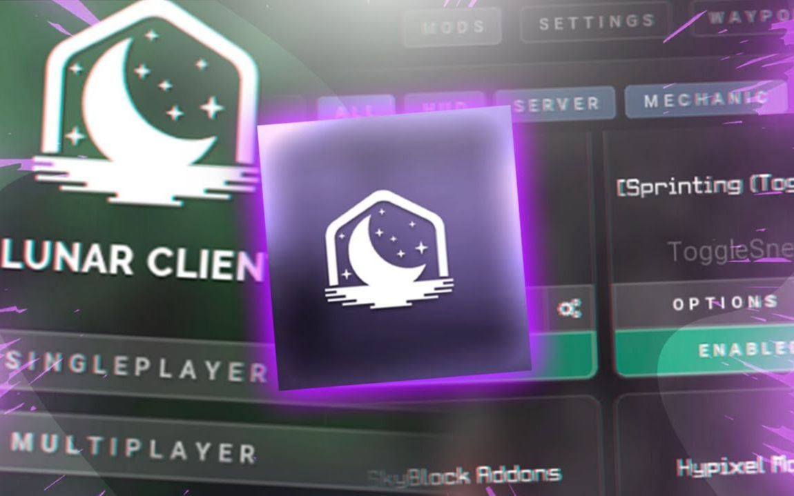 当大神公布了 lunar client客户端设置!_单机游戏热门视频