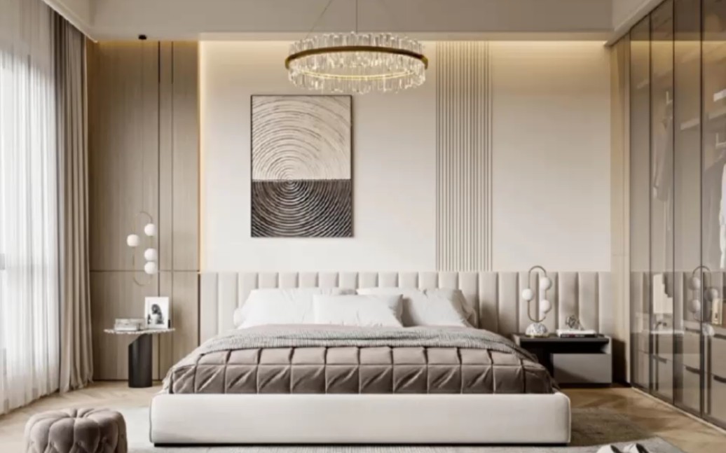 室内卧室立面图绘制