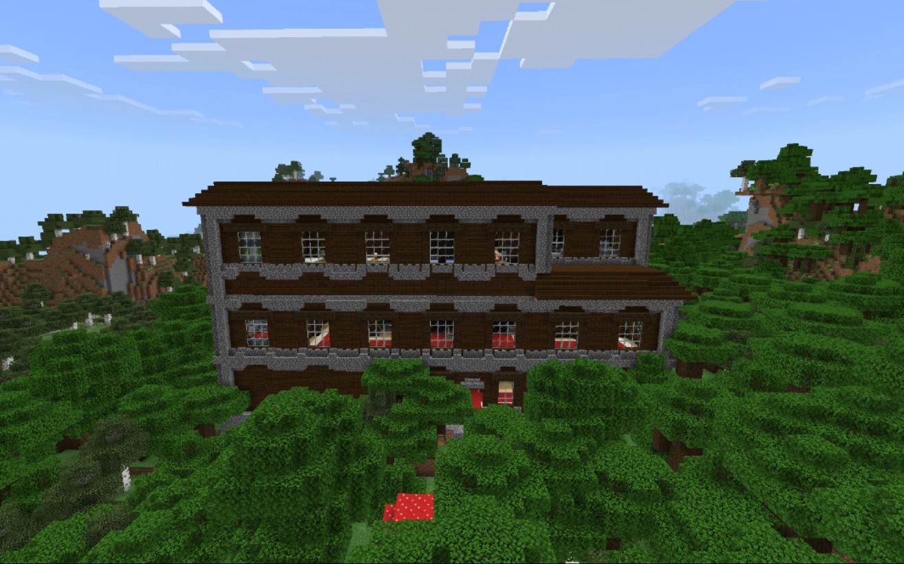 【minecraft基岩版】种子推荐 林地府邸近在咫尺_哔哩哔哩bilibili