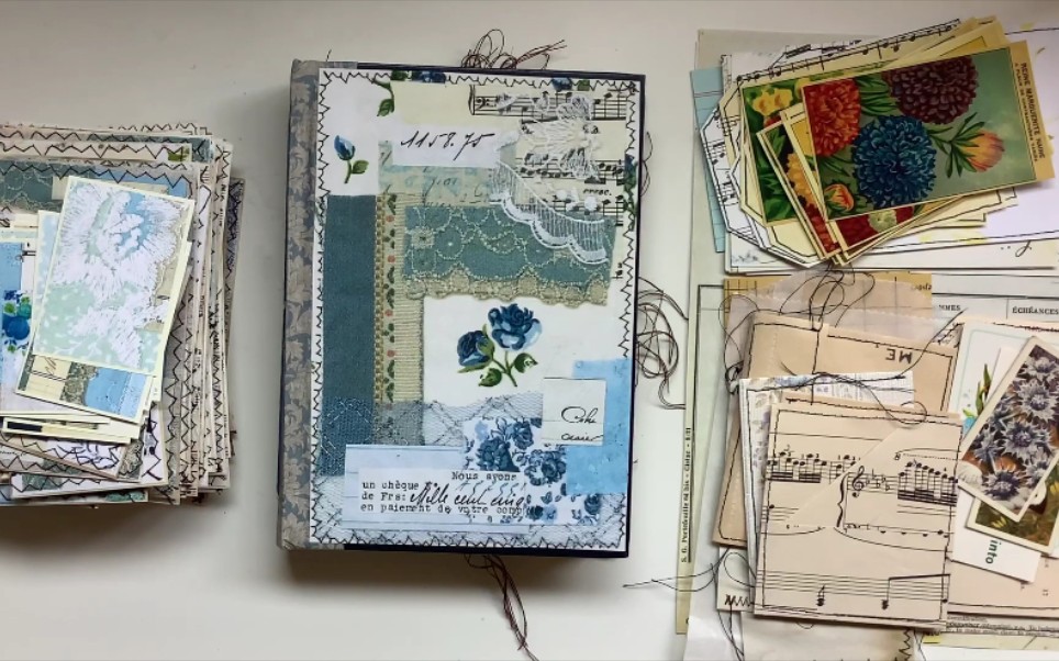 【搬运|Juni Desiree`】Make a junk journal with me|旧书改造(多p)哔哩哔哩bilibili