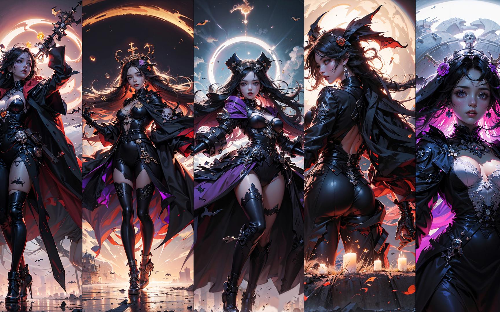 【ai绘画】万圣节,黑暗笼罩,就很恐惧~[4k]