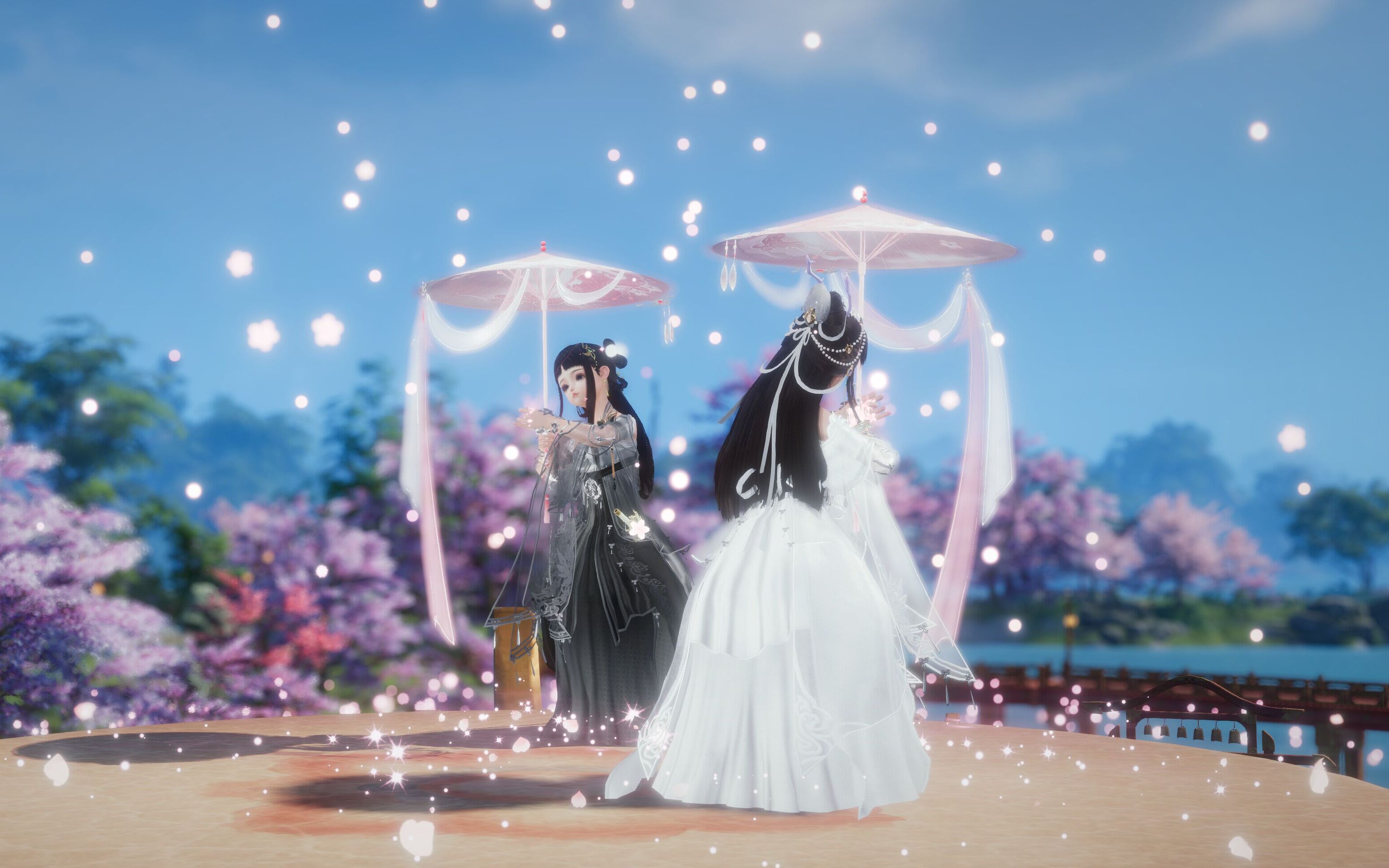 剑网三曲云伞特效展示