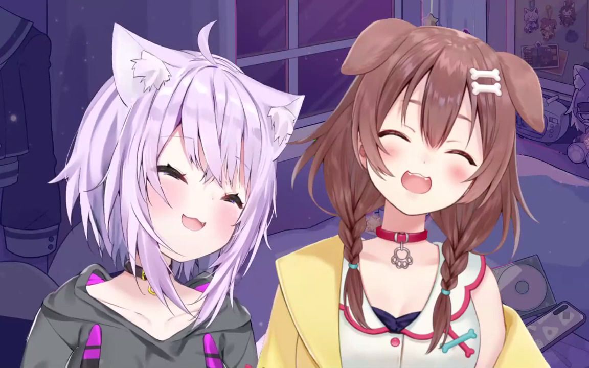 【猫又小粥 x 戌神沁音】总是对不上节奏的猫狗 ふわふわ時間 《轻音