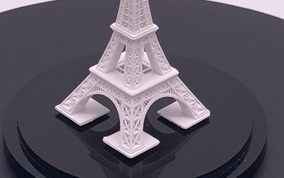 3d打印 dlp 陶瓷 埃菲尔铁塔(氧化铝)