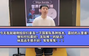 Tải video: 博哥:今天我就破例给你们普及一下国家队各种技术，最好的人是谁！继科拧拉最好！龙队唯一的缺点！林高远手感不好！等等等等！！！