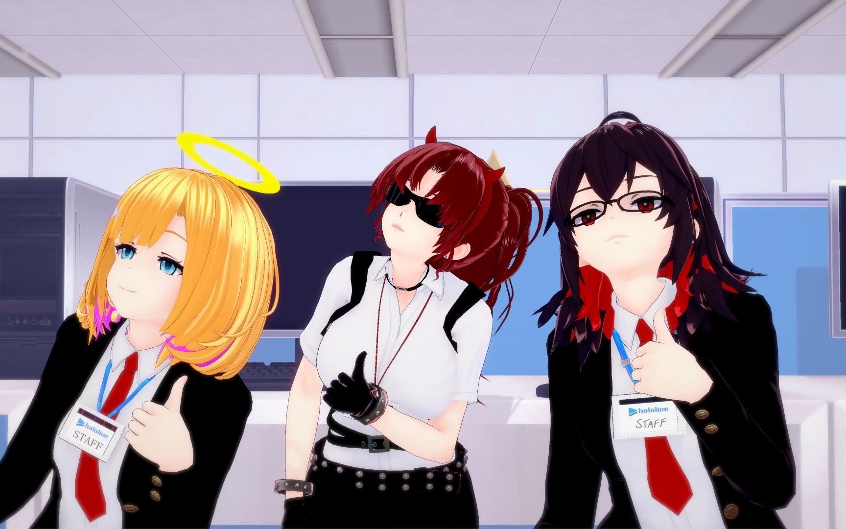 【hololive en经纪人】en组的经纪人空闲时都在做什么(开玩笑的ww)