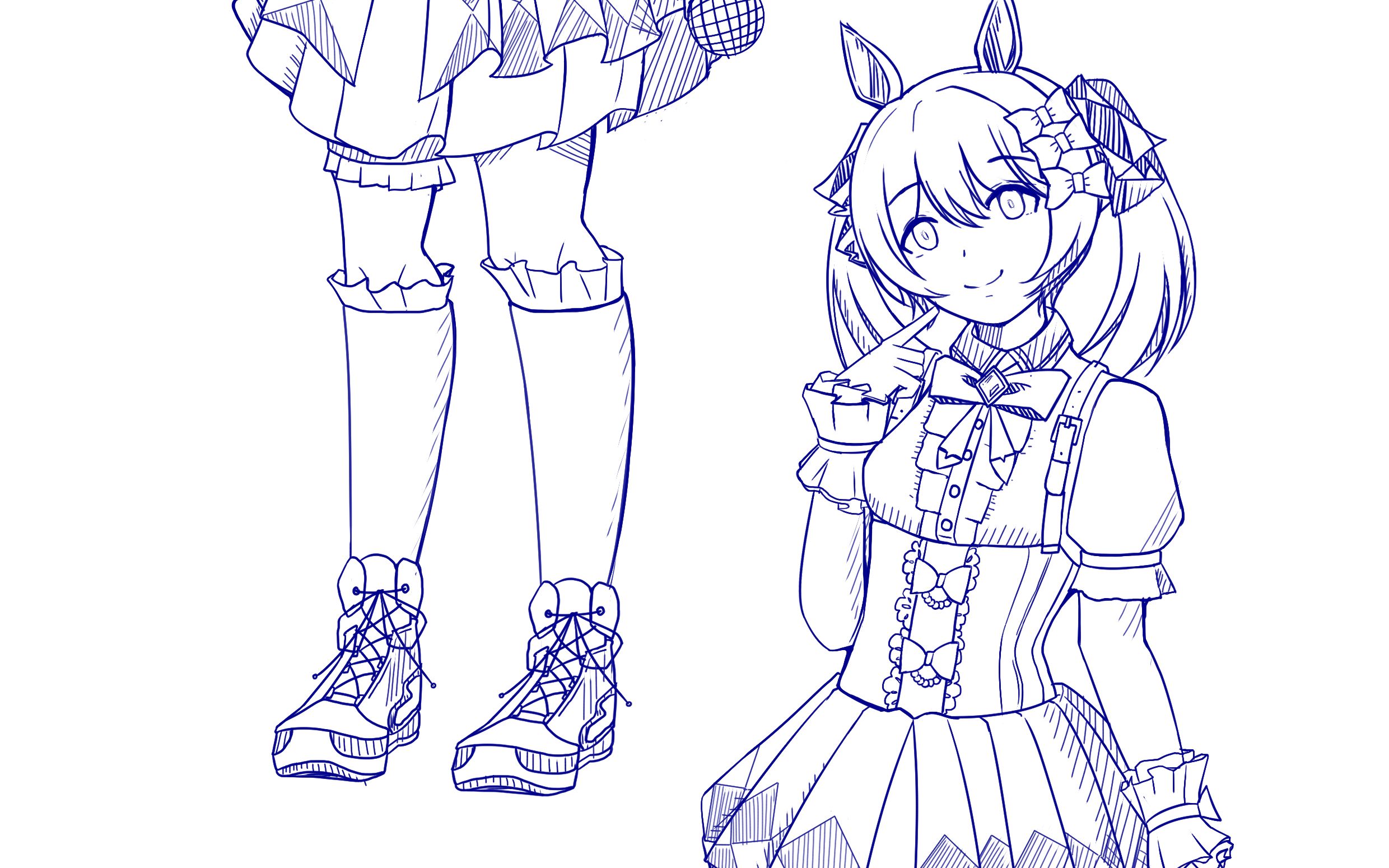 【马娘涂鸦】可爱的醒目飞鹰