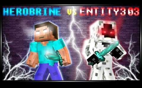 [图]【MC动画】Herobrine vs Entity303