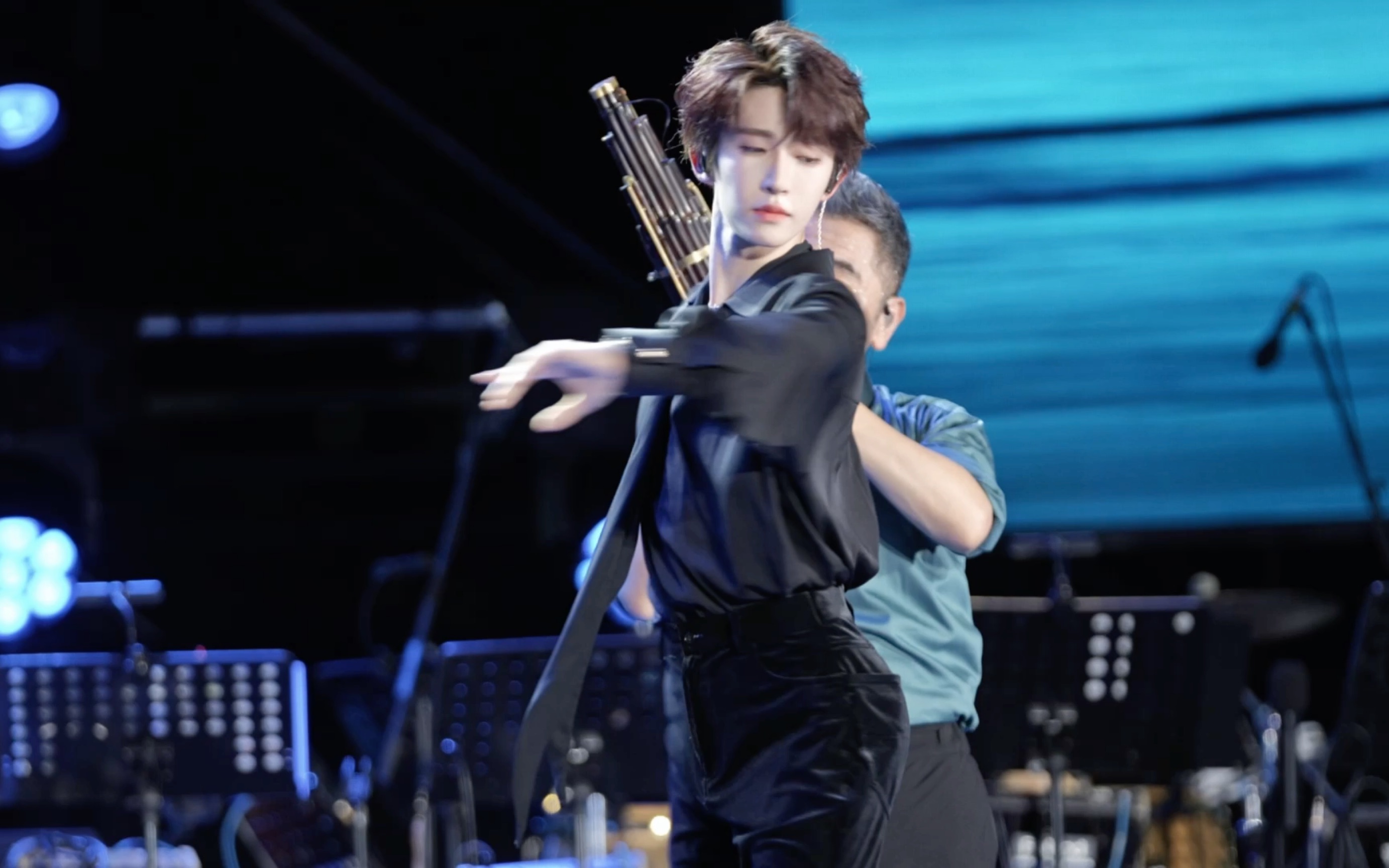 【刘宇】绝美即兴中国舞舞台表演部分,刘宇和吴彤的合作舞台