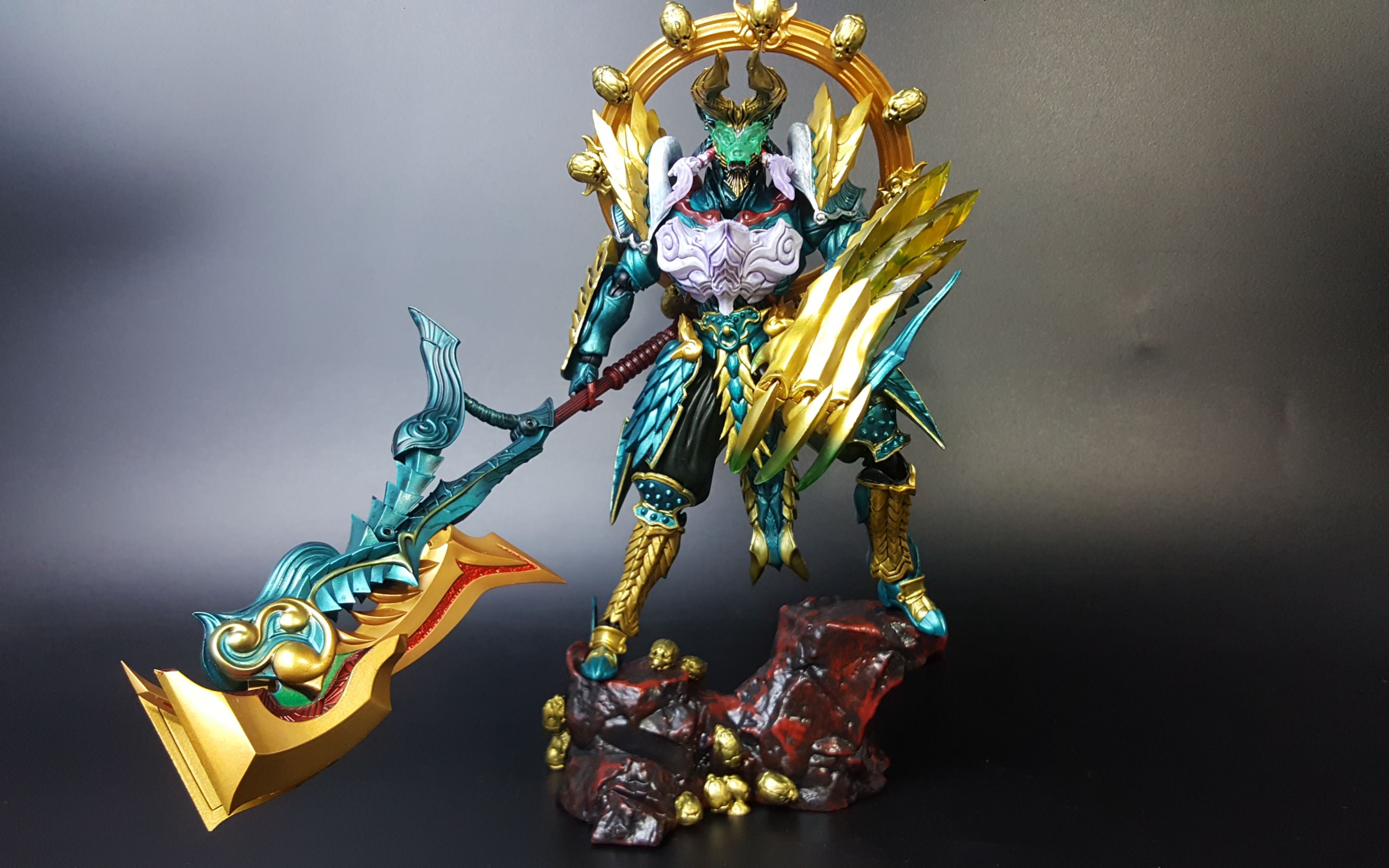 魔玩具分享第五十五期万代shf雷狼龙拟人邪神觉醒