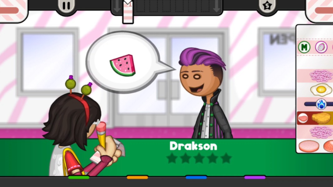 老爹炸鸡汉堡店day79 解锁火龙果雪泥 调染哥光顾