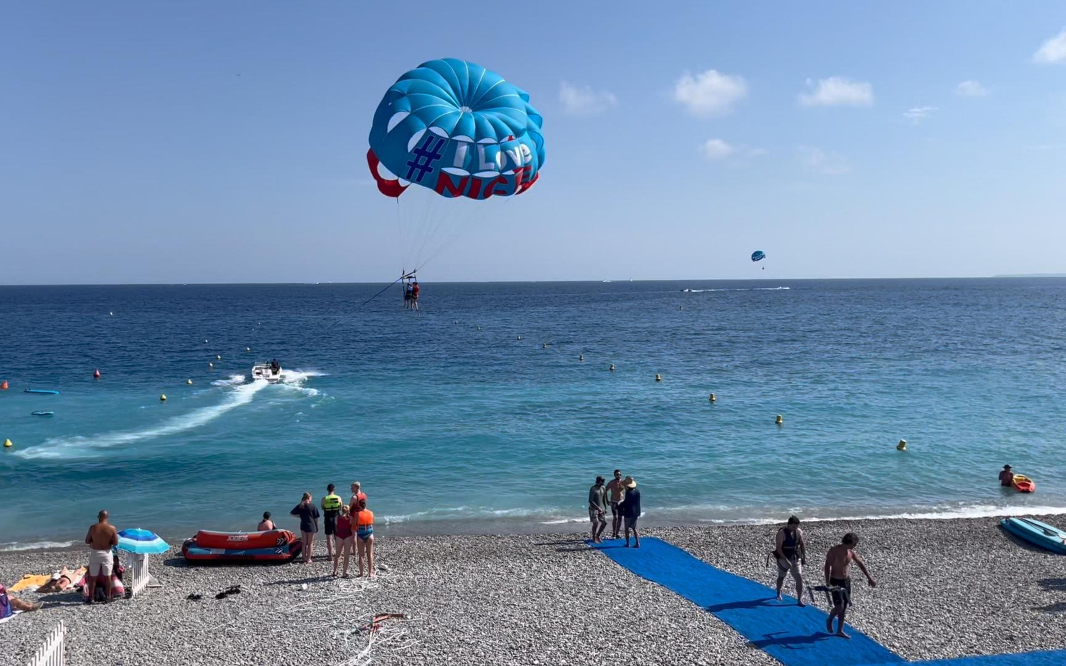 法国 旅游城市 尼斯 nice 石子海滩