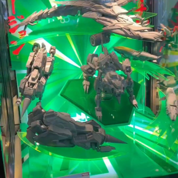 超机神！]AMAKUNI x 千值练合金新品超机神始源勇者王灰模原型_哔