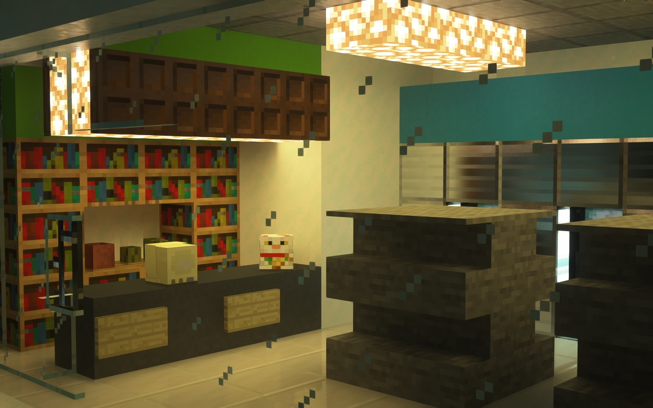 【昊日天】我的世界 这是一个被疯狂催更的便利店装修 minecraft