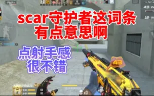 Download Video: SCAR守护者词条属性有点意思，点射手感挺舒服!