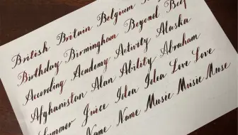 笔记 美国ib高中生的七科笔记合辑英文书法展示cursive 哔哩哔哩 Bilibili