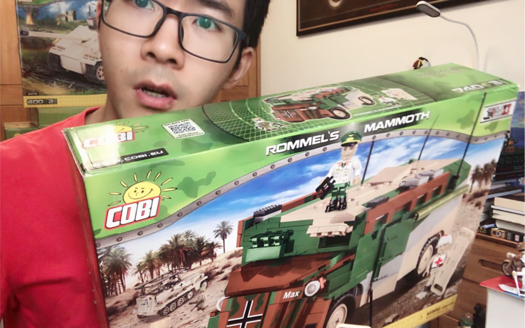 cobi 2525 二战德军隆美尔元帅猛犸指挥车积木测评(中文解说)