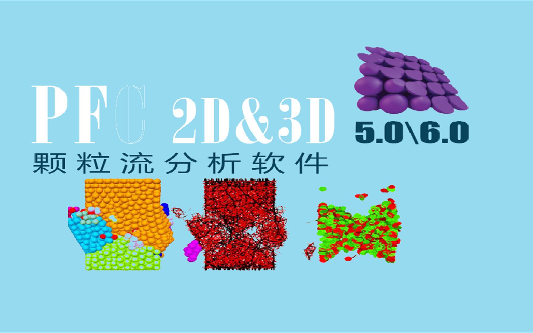 [图]PFC 5.0和6.0 2D 3D 颗粒流程序 下载安装步骤,新手也能看懂的