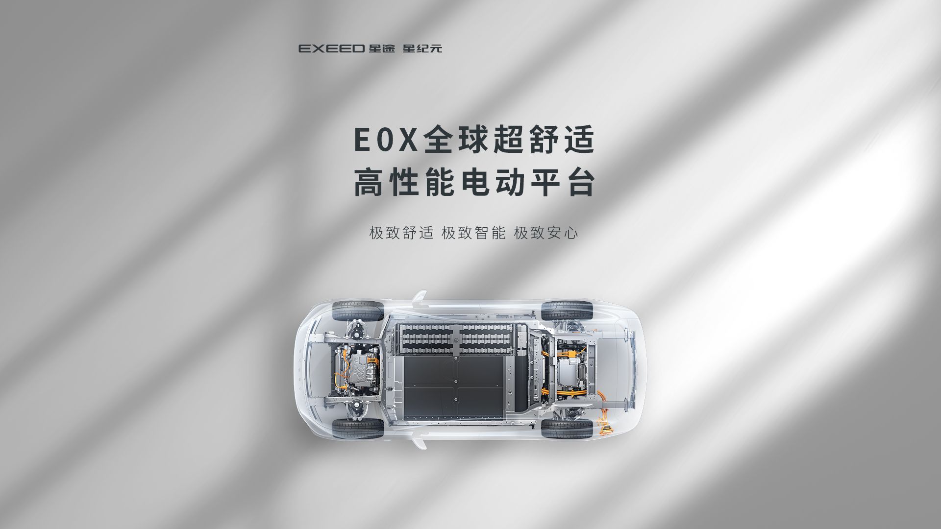 E0X全球超舒适高性能电动平台 兼具安全高效和舒适驾控 为用户提供超舒适出行解决方案 #星纪元ES #EXEED星途汽车哔哩哔哩bilibili