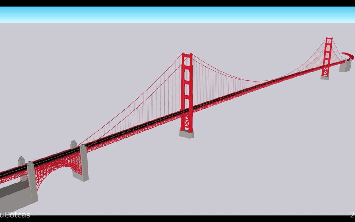 金门大桥3d模型 - 第一部分