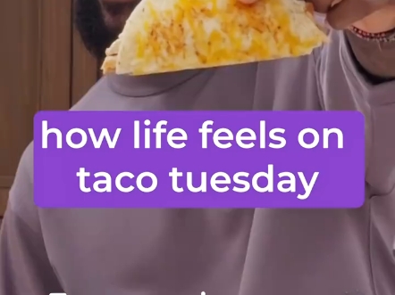 大饱口福!詹姆斯转发热舞广告宣传taco星期二